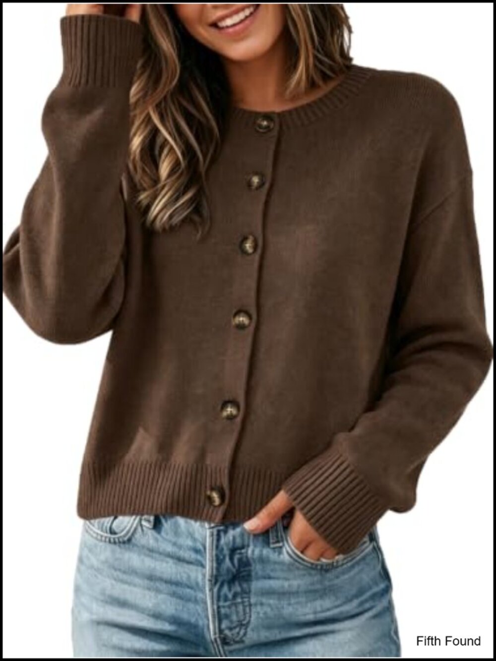 Womens Cropped Open Front Cardigan Lightweight Knit Fall Sweater